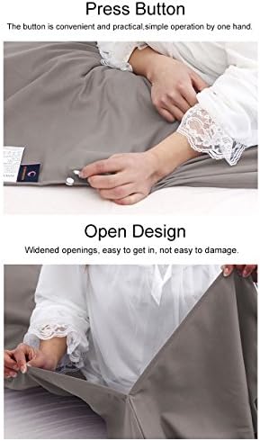 Lightweight Sleep Sack, Compact Sleeping Bag Liner Travel Sheets for Hotel