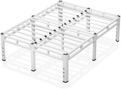 NKZ Metal Platform Bed Frame Queen Size, 22 Inch Dual-Layer Heavy Duty Base