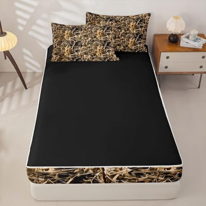 Feelyou Camouflage Hunters Cabin Comforter Set Twin Size Boys Bed in a Bag