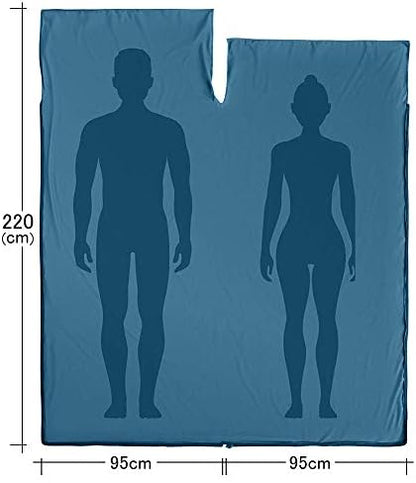 Sleeping Bag Liner,Travel Sheets & Adult Sleep Sack & Self Tan Sleep Sack for Backpacking,Hotel, Hostels, Lightweight Single Camping Sleep Pod
