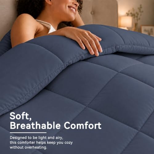 Anluoer Full Size Comforter Sets, 7 Piece Bed in a Bag Full Bedding Sets
