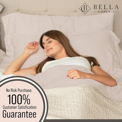 Bella Coterie | Luxury Bamboo Viscose Full Size Fitted Sheet Only