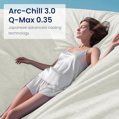 Topcee Cooling Blanket King Size 90"x108" for Hot Sleepers Summer Blanket