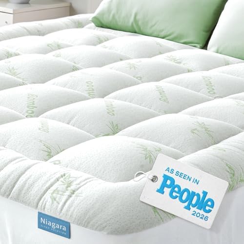 Niagara Sleep Solution Full XL Ultra Soft Mattress Topper—Back Pain Relief