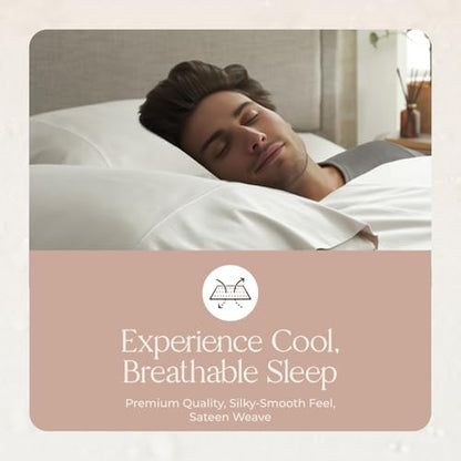 100% Organic Cotton Pillow Cases Standard Size Set of 2-100% Cotton Pillowcases GOTS Certified 300 Thread Count - Naturally Cooling Comfortable Breathable & Soft Pillow Cases (Pewter, Standard)