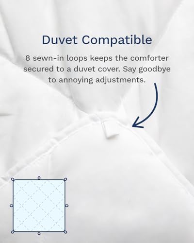 ViscoSoft Twin/Twin XL Reversible Comforter - Down Alternative Duvet Insert