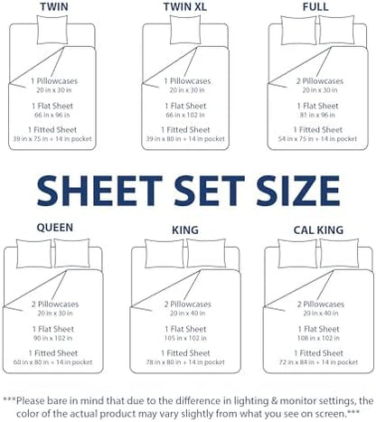 Cathay Home Essentials Ultra Soft Hypoallergenic Wrinkle Resistant Double Brushed Microfiber Bedding Sheet Set, Sage, Full