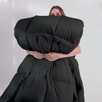 DOWNCOOL Comforters California King Size,Black Duvet Insert,Lightweight