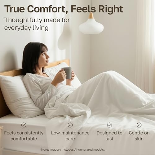 California Design Den 100% Cotton Sateen Deep Pocket King Sheet Set, Mocha