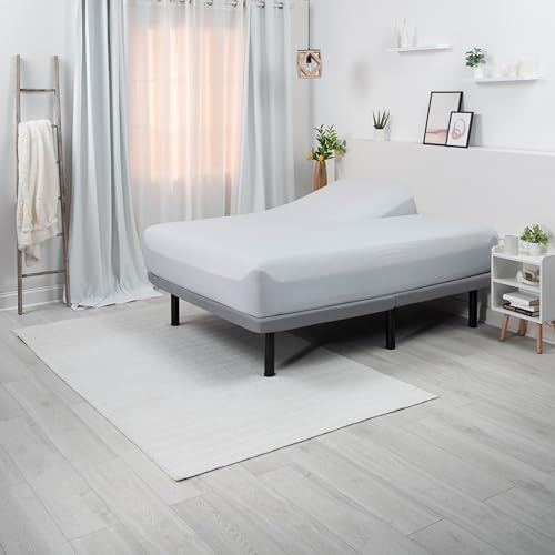 Bedgear Dri-Tec Waterproof Mattress Protector– Cooling Moisture-Wicking Mattress Cover | Breathable Noiseless Mattress Pad with Deep Pocket | Adjustable Base & Machine Washable - Split Head Cal King