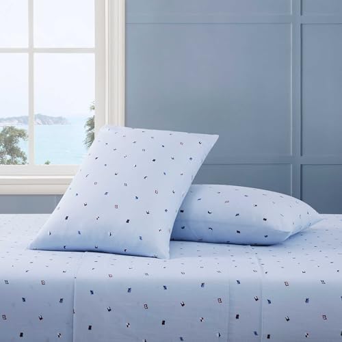 Tommy Hilfiger - Queen Size Sheet Set with Fitted Sheet & Pillowcases