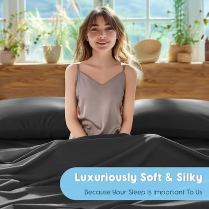 SONORO KATE 1000 Series 100% Egyptian Cotton Full Sheet Set,4 Pieces