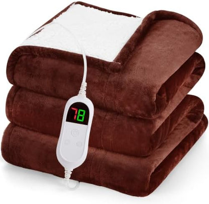 greenoak Heated Blanket Electric Throw Heating 50"X60",Gifts for Women