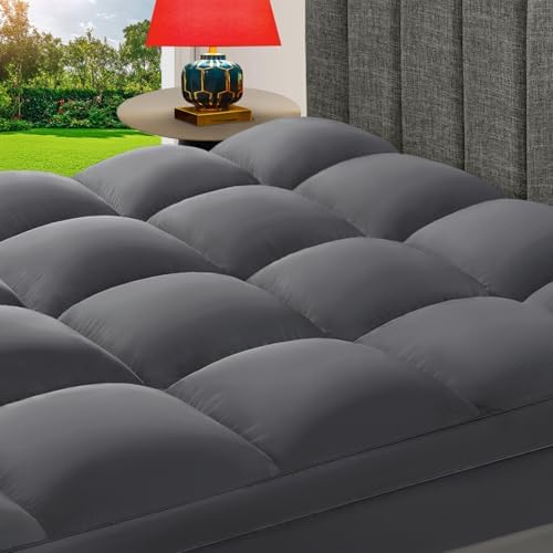 Cal King Mattress Topper, 900 GSM High-Fill Design, Fuller & Plusher Feel