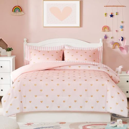 Queen Comforter Set with Sheets for Girls-7 Pieces Soft Queen Bedding Sets