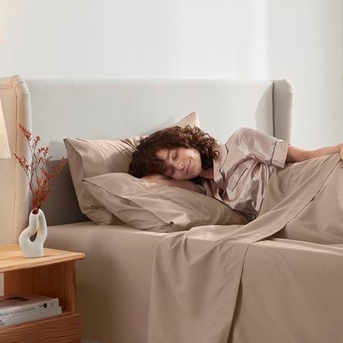 Nestl King Sheet Set - Bed Sheets - Taupe - 4-Piece Deep Pocket
