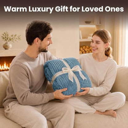 Homemate Electric Heated Heating Blanket King Size 100"x90" Dual Control