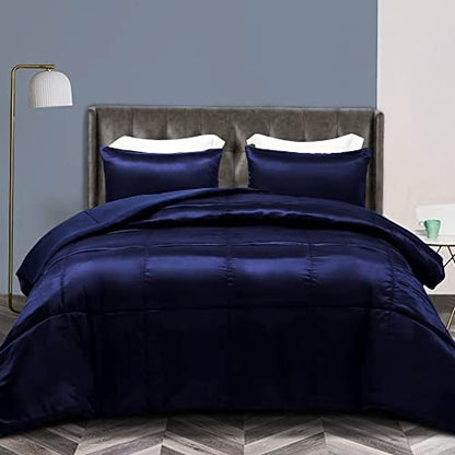 Whale Flotilla 3-Piece Reversible Silky Soft Breathable King Comforter Set