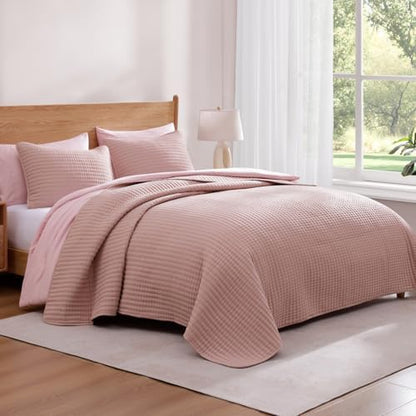 King Size Quilt-Lightweight Bedspreads Rose Red King Quilt Bedding Set