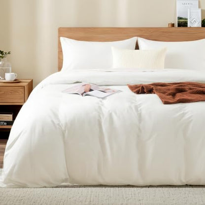 NEXHOME PRO Duvet Cover Oversized Twin Size, 2 Pieces Cotton Bedding Set
