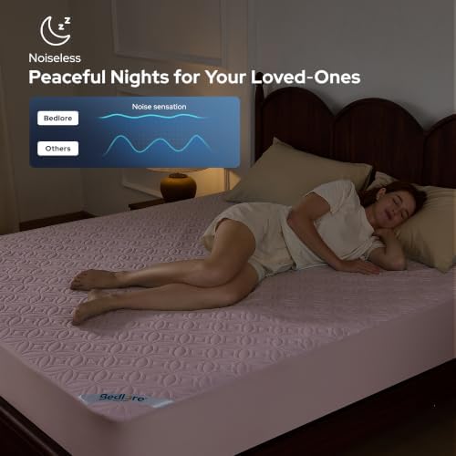 BEDLORE Waterproof Mattress Protector, Twin XL Size Mattress Pad
