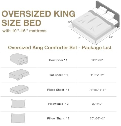 HYMOKEGE Teal Oversized King Comforter Set Seersucker 7 Pieces, All Season Luxury Bed in a Bag for Bedroom, Bedding Set with Comforter, Sheets, Pillowcases & Shams