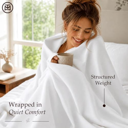 Threadmill 600 Thread Count Cotton King Sheet Set, Sateen, White, 4-Piece