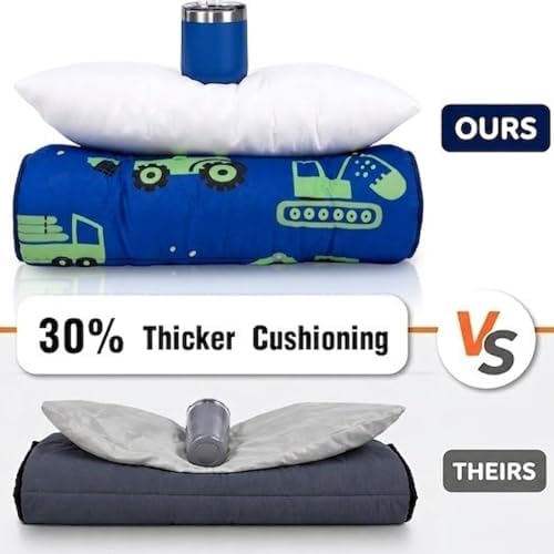 Primlect Toddler Nap Mat with Pillow, Thickened Extra Large Sleeping Bag