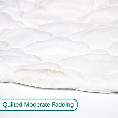 Crib Mattress Protector Sheets Fitted Waterproof Mattress Pad Cover 2 Pack