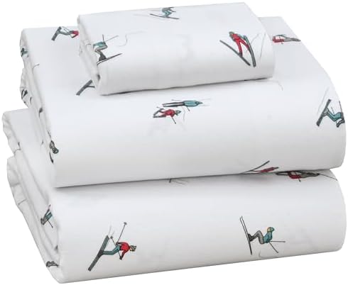 RUVANTI Flannel Sheets Twin XL Size, Flurry Friends