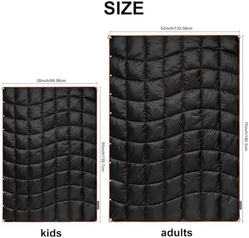 Camping Blanket Puffy Camp Blanket Large Outdoor Blanket