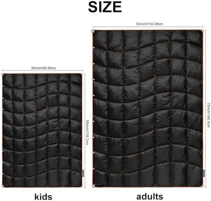 Camping Blanket Puffy Camp Blanket Large Outdoor Blanket
