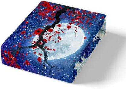 Feelyou Japanese Wave Duvet Cover Queen Size Boys Girls Teens