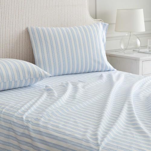 Martha Stewart - Twin Size Sheet Set with Fitted Sheet & Pillowcase