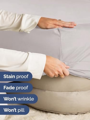 CGK Linens Extra Deep King Fitted Sheet - Fitted Sheet Only - Light Grey
