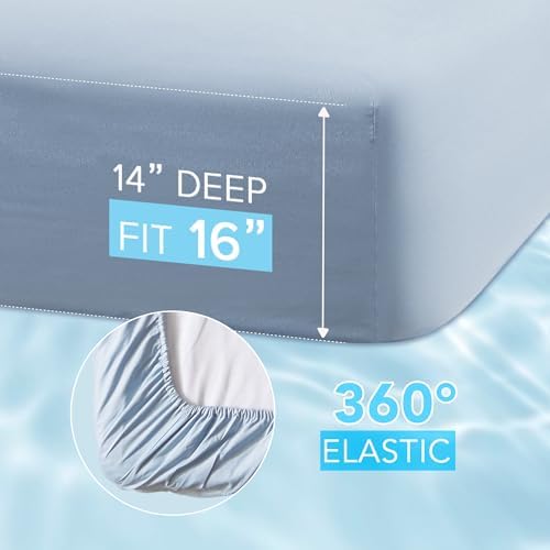 Comfort Spaces Coolmax Moisture Wicking Cooling Sheet Set, King 4 Piece