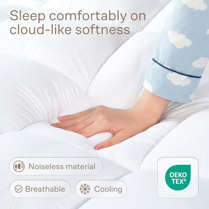 Ultra Soft & Cooling Mattress Topper - King Size