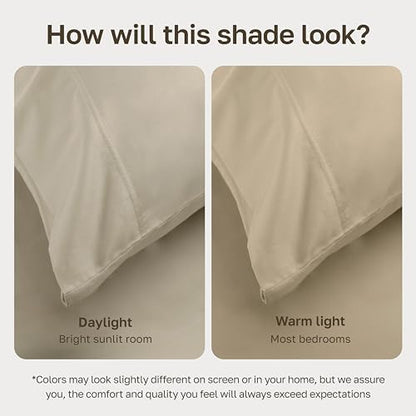 California Design Den Certified 100% Egyptian Cotton Cal King Sheets Set