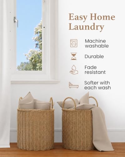 100% Egyptian Cotton Sheets King Size, 4 Piece, Beige Sheets King Size