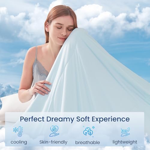 Topcee Cooling Comforter Queen Size -Cooling Blanket for Hot Sleepers
