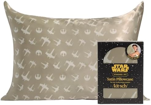 Kitsch x Star Wars Rebel Alliance Satin Pillowcase, Size 19x26