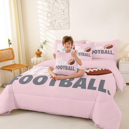 Erosebridal Football Bedding Set King 7 Pcs