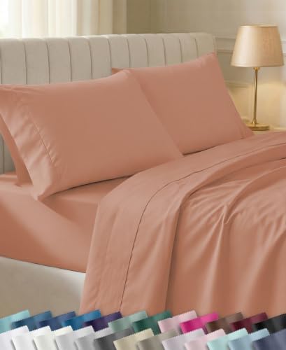 California Design Den 100% Cotton Sateen California King Sheets Set