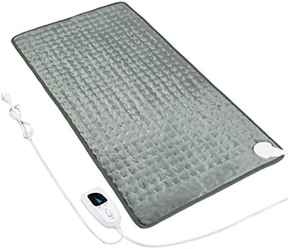 Heating Pad Electric Heat Pad, Hot Heated Pad,Multiple Temp and Timer Settings,Suitable for Shoulders, Neck, arms, Abdomen, Back, Legs, etc. (Gray Green, 40"X20")