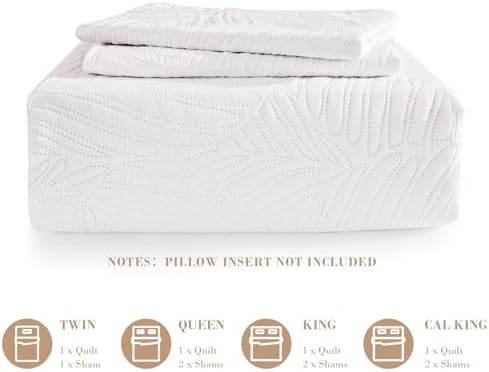 Exclusivo Mezcla Lightweight Twin Size Quilt Bedding Set, Soft Microfiber