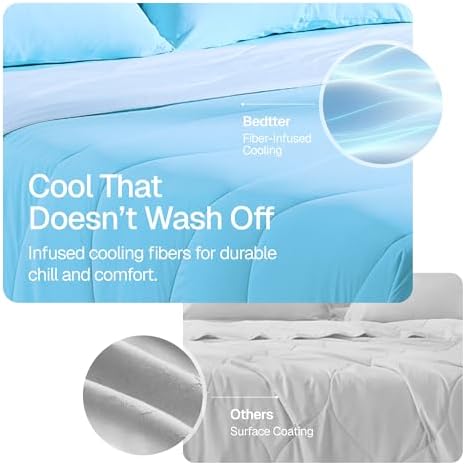 Bedtter Cooling Blanket Comforter for Hot Sleepers Queen Size