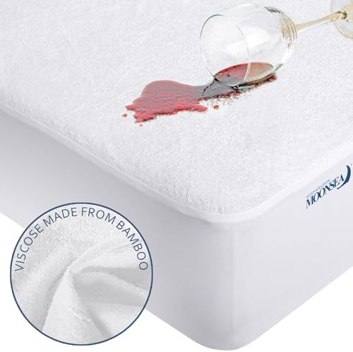 Twin Size Mattress Protector Waterproof,Smooth Top Mattress Cover for Kids