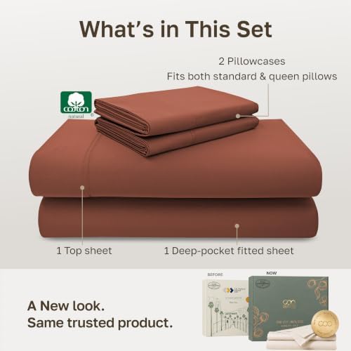 California Design Den Luxury 600 Thread Count Full Size Bed Sheets Set