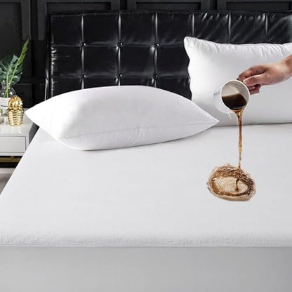 TASTELIFE Waterproof King Size Mattress Protector, Microfiber, 76x80 Inches