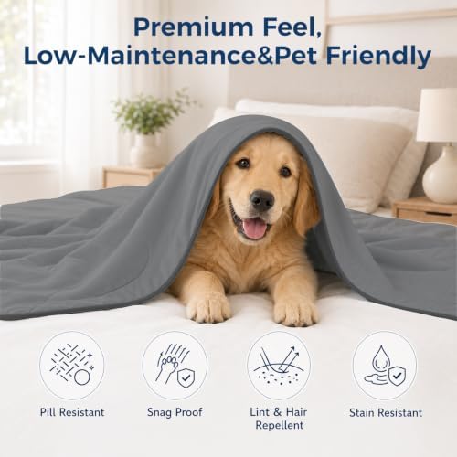 Cooling Comforter King Size Breathable Bamboo Summer Blanket
